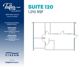18818 Teller Ave, Irvine, CA for lease Floor Plan- Image 1 of 1