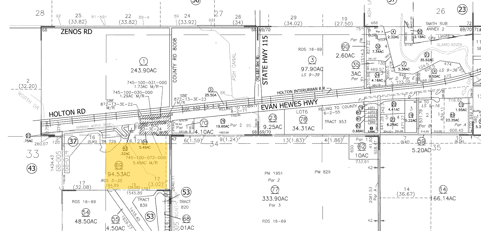 2050 Country Club Dr, Holtville, CA for sale Plat Map- Image 1 of 1