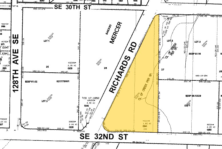 3150 Richards Rd, Bellevue, WA for lease - Plat Map - Image 2 of 4