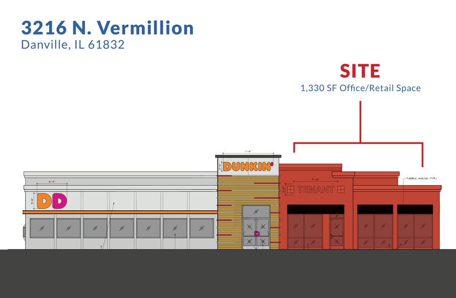 3216 N Vermilion St, Danville, IL for lease - Building Photo - Image 1 of 2