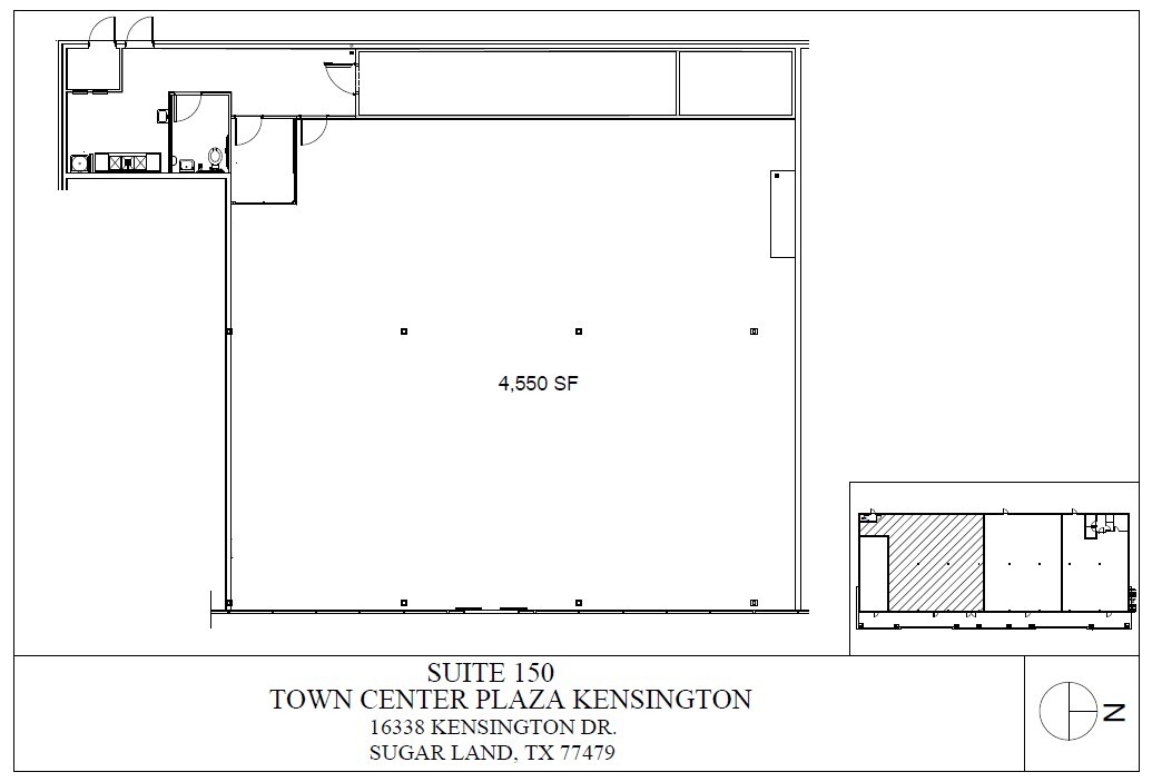 16338 Kensington Blvd, Sugar Land, TX for lease Floor Plan- Image 1 of 1