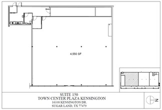 16338 Kensington Blvd, Sugar Land, TX for lease Floor Plan- Image 1 of 1