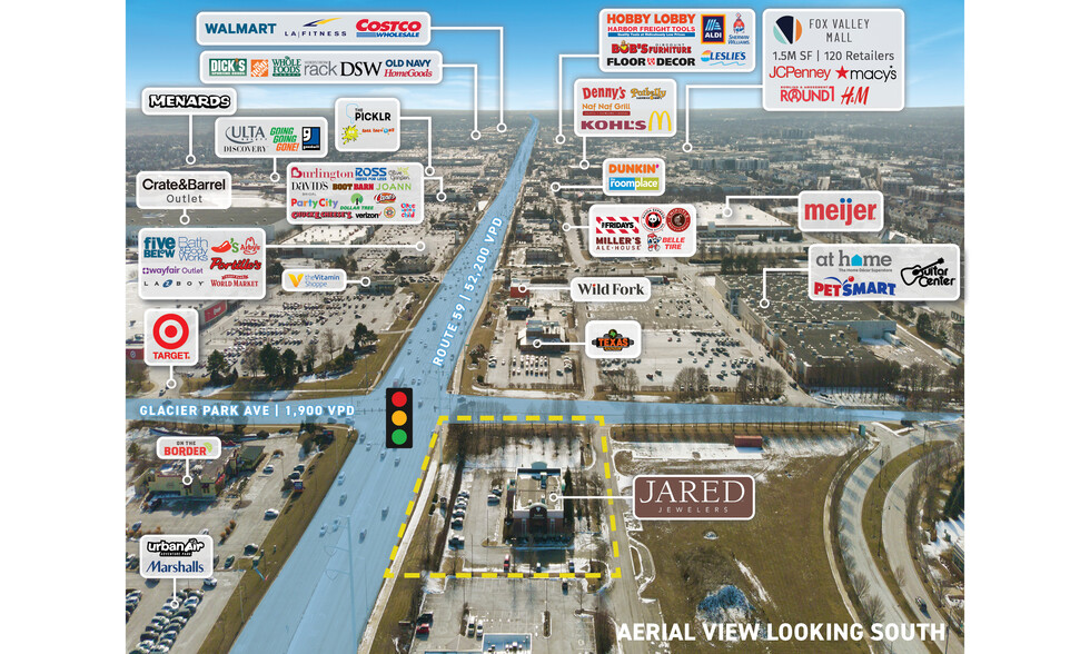 1016 N Route 59, Aurora, IL for sale - Aerial - Image 3 of 8