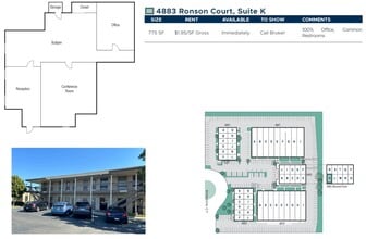 4883 Ronson Ct, San Diego, CA for lease Floor Plan- Image 2 of 2