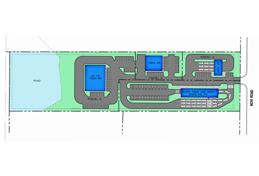 24555 Novi Rd, Novi, MI for lease - Site Plan - Image 1 of 1