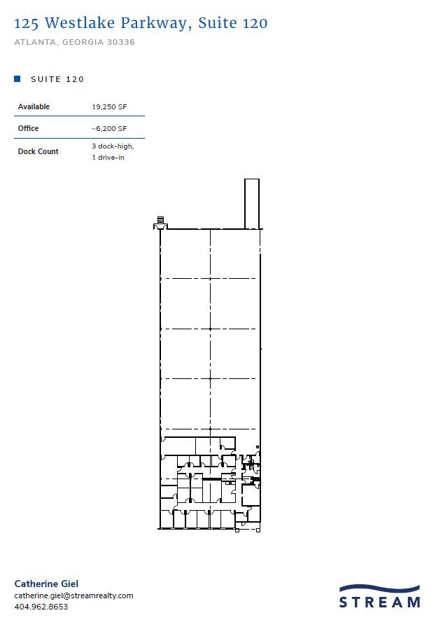 125 Westlake Pky SW, Atlanta, GA for lease Floor Plan- Image 1 of 1