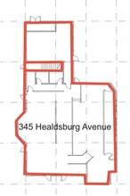 331-349 Healdsburg Ave, Healdsburg, CA for lease Floor Plan- Image 1 of 1