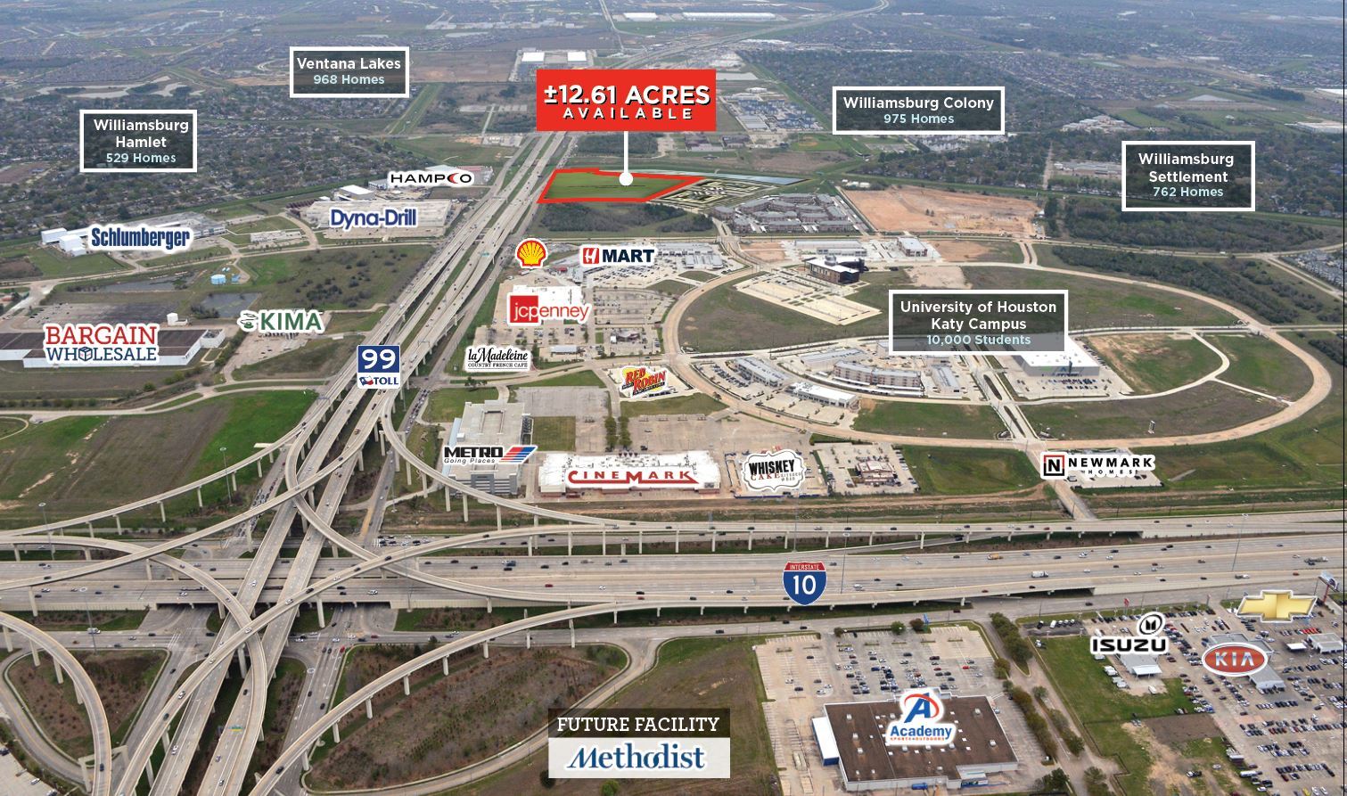 Grand Pkwy, Katy, TX for sale Aerial- Image 1 of 1