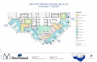 9821 Katy Fwy, Houston, TX for lease Floor Plan- Image 1 of 1