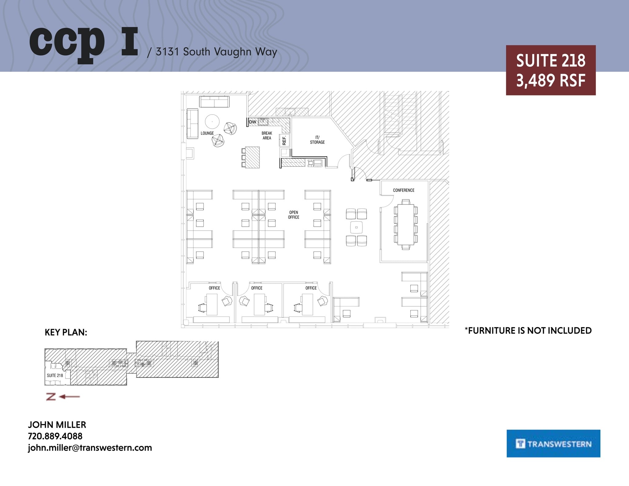 3131 S Vaughn Way, Aurora, CO for lease Site Plan- Image 1 of 2