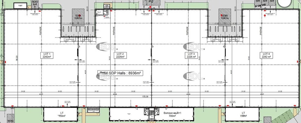 Industrial in Louvres for lease - Floor Plan - Image 3 of 4