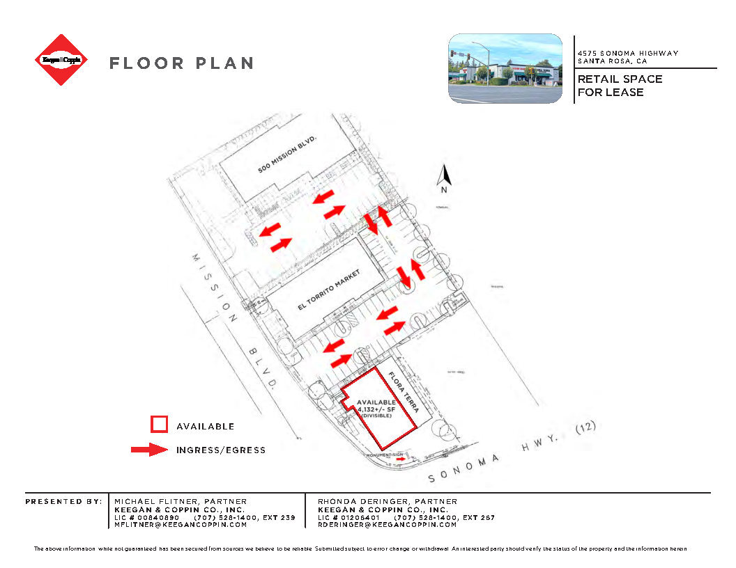 4575 Sonoma Hwy, Santa Rosa, CA for lease Site Plan- Image 1 of 1