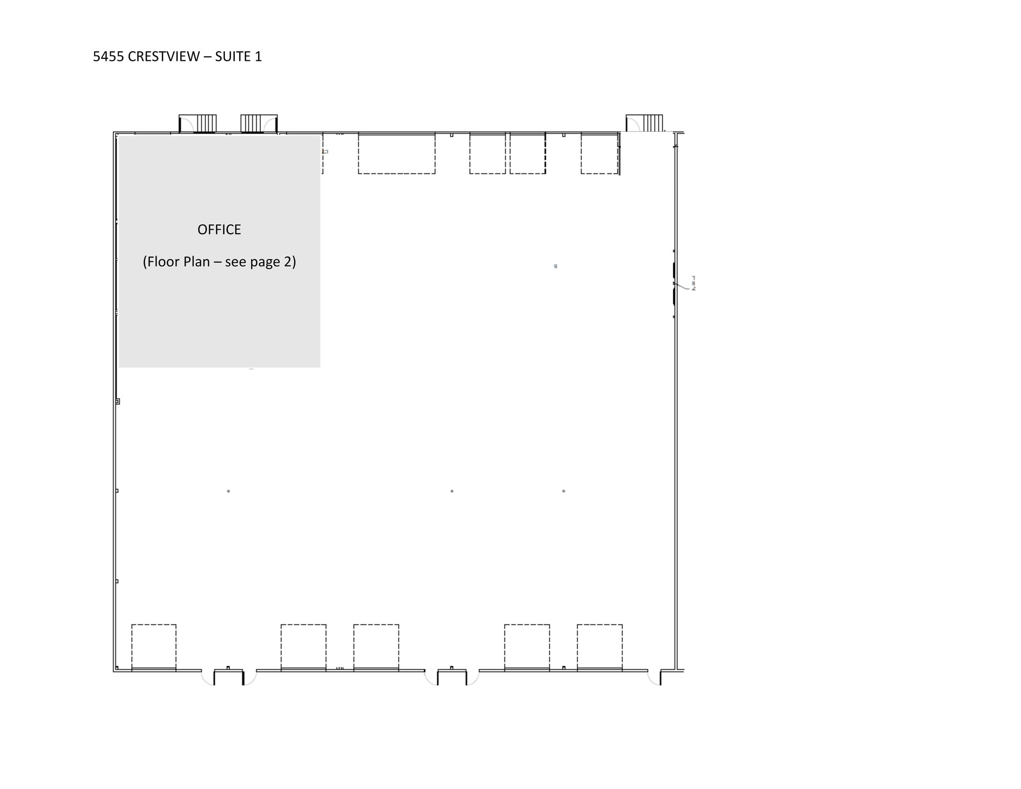 5455 Crestview Dr, Memphis, TN for lease Site Plan- Image 1 of 1