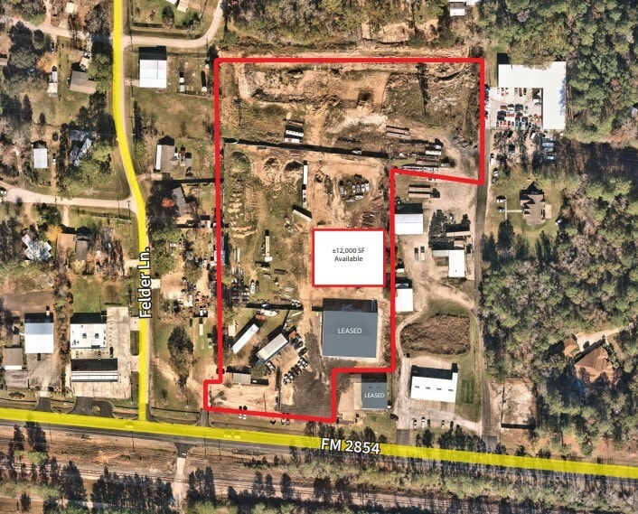 12344 FM 2854 Rd, Conroe, TX for lease Aerial- Image 1 of 1