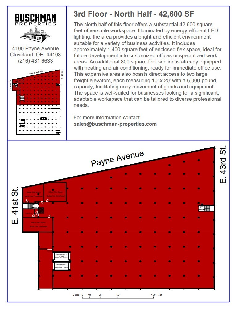 4100 Payne Ave, Cleveland, OH for lease Floor Plan- Image 1 of 1