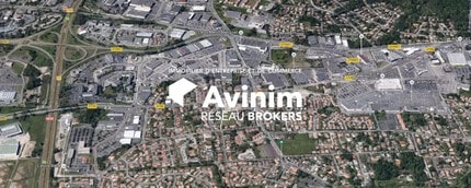 Mérignac, GIR - Aerial  map view