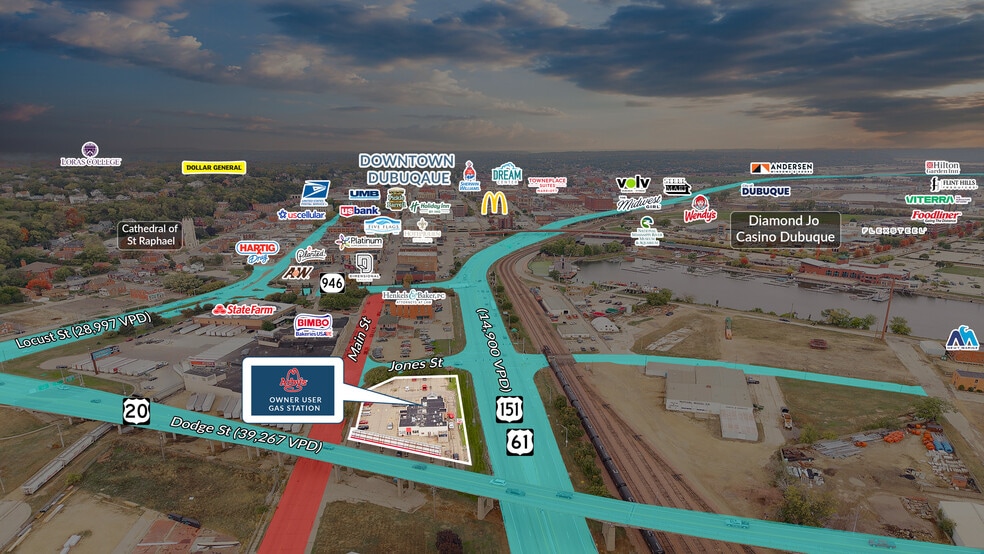 10 Main St, Dubuque, IA for sale - Building Photo - Image 2 of 5