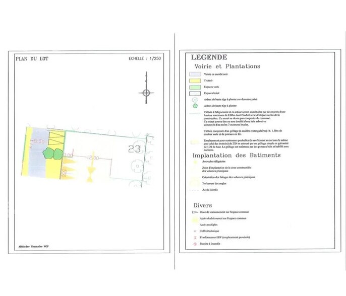 Land in Saint-Nazaire for sale - Site Plan - Image 2 of 2