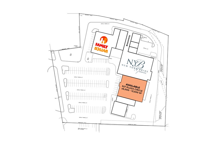 505-537 Plaza Cir, Garner, NC for lease - Site Plan - Image 2 of 19