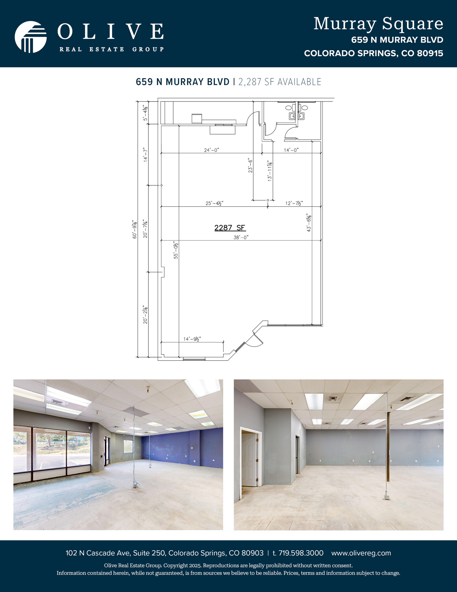 535-685 N Murray Blvd, Colorado Springs, CO for lease Floor Plan- Image 1 of 7