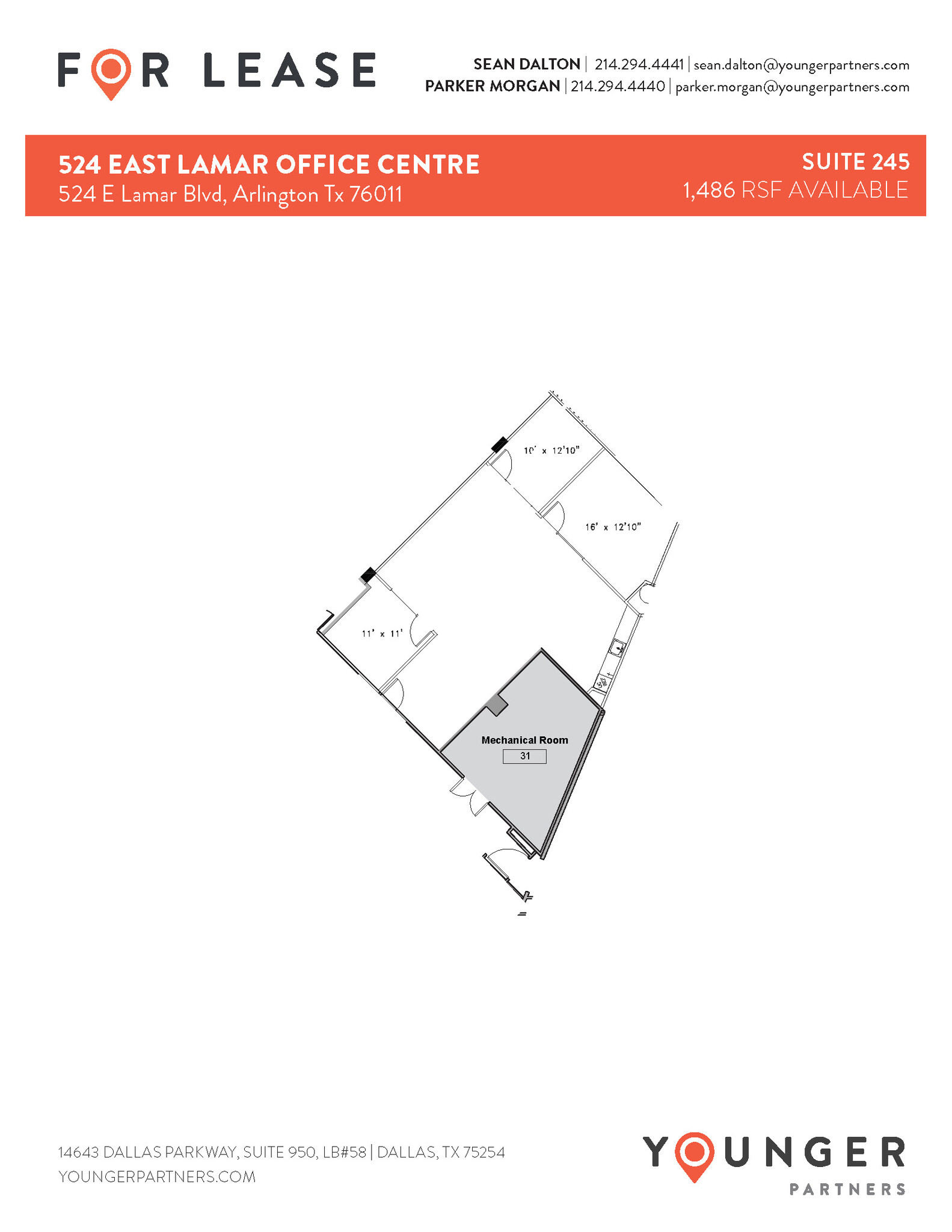 524 E Lamar Blvd, Arlington, TX for lease Floor Plan- Image 1 of 1