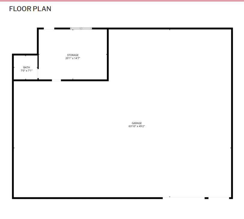 30057 W 8 Mile Rd, Livonia, MI for lease Floor Plan- Image 1 of 1
