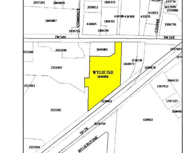 903 W Kirby St, Wylie, TX for sale - Plat Map - Image 1 of 1