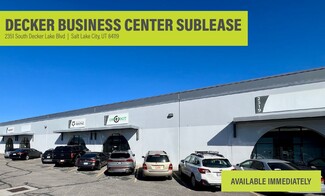 More details for 2319-2351 S Decker Lake Blvd, Salt Lake City, UT - Industrial for Lease