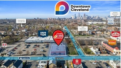 3002 Clark Ave, Cleveland, OH - AERIAL  map view - Image1