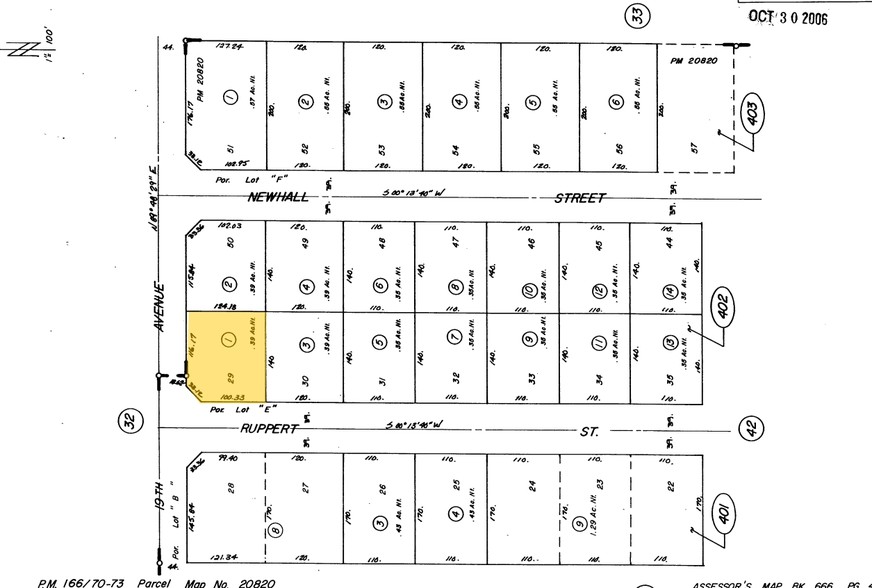 19024 Ruppert St, Palm Springs, CA for lease - Plat Map - Image 2 of 10