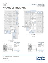 1901 Avenue of the Stars, Los Angeles, CA for lease Floor Plan- Image 1 of 1