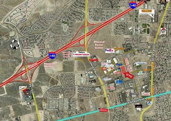 7201 NE Bluewater Blvd, Albuquerque, NM for sale Aerial- Image 1 of 2