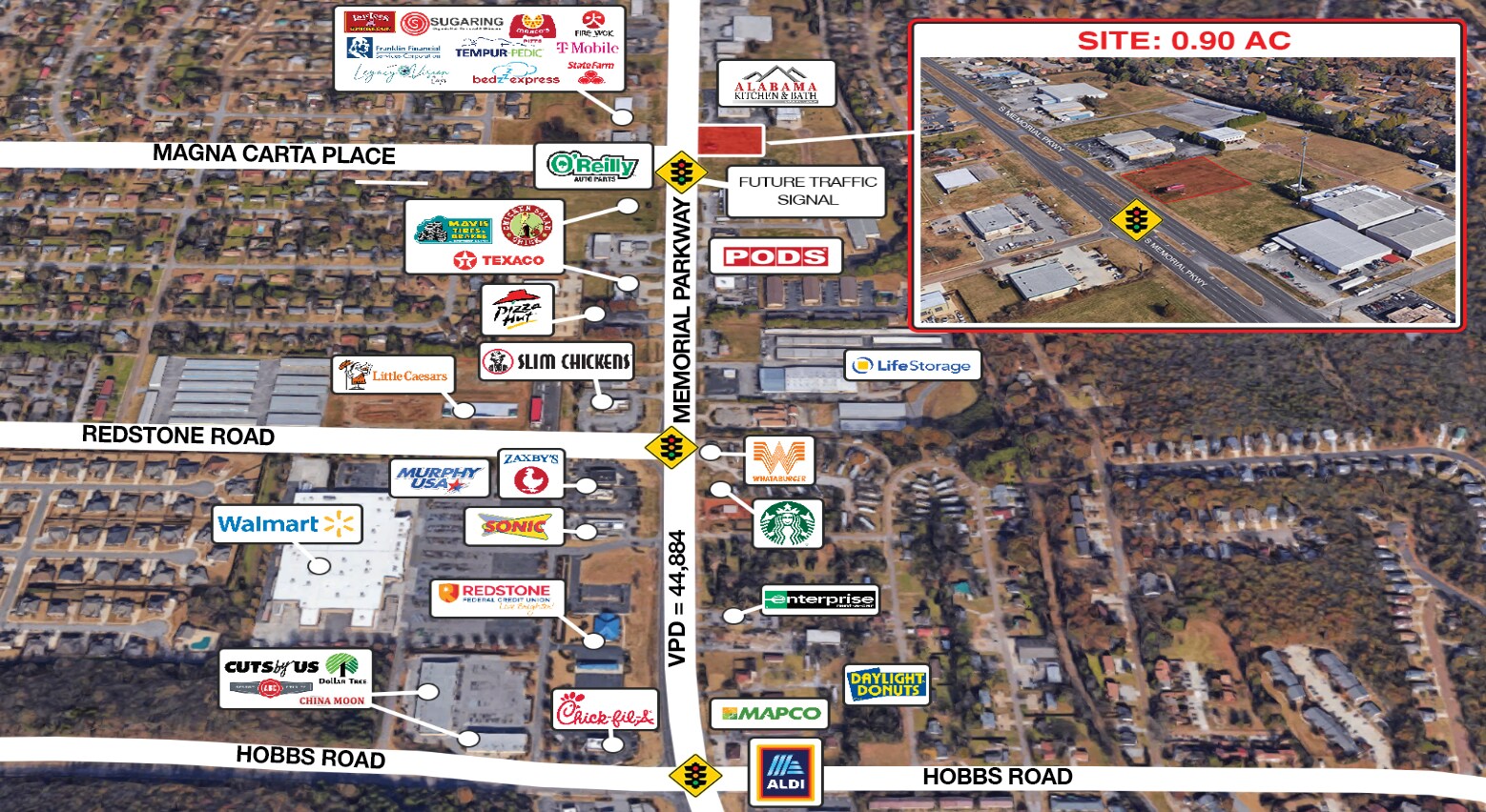 0 Memorial Parkway, Huntsville, AL for lease Building Photo- Image 1 of 2