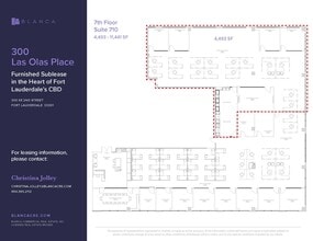 300 SE 2nd St, Fort Lauderdale, FL for lease Floor Plan- Image 1 of 7