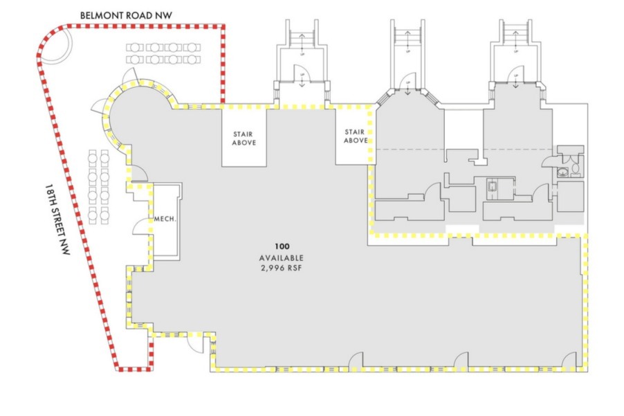 2400 18th St, Washington, DC for lease Floor Plan- Image 1 of 1