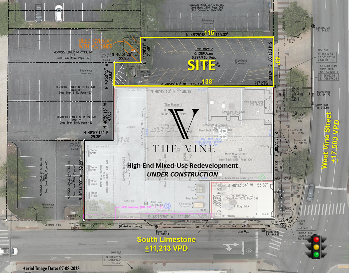 108 W Vine St, Lexington, KY for lease Site Plan- Image 1 of 1