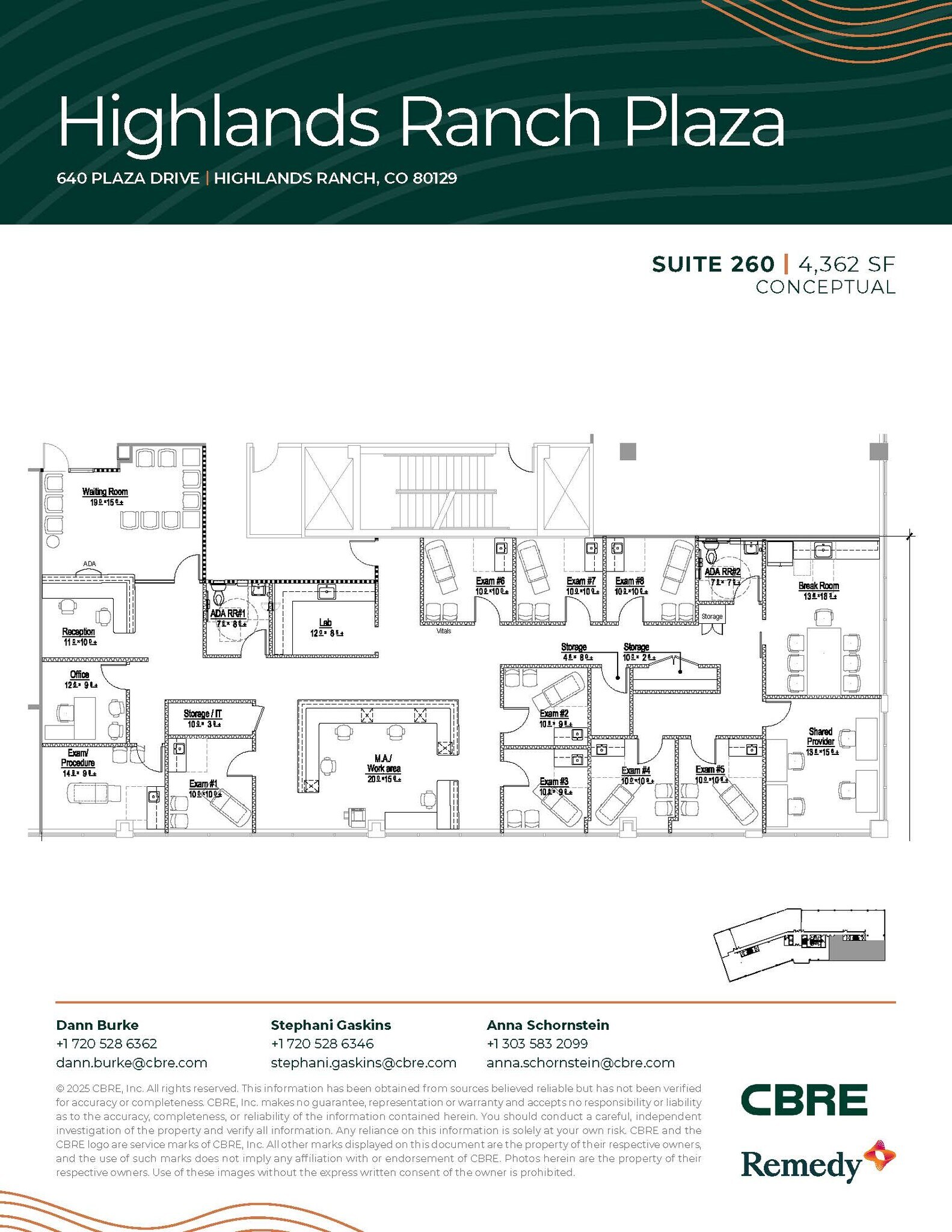640 Plaza Dr, Highlands Ranch, CO for lease Floor Plan- Image 1 of 1