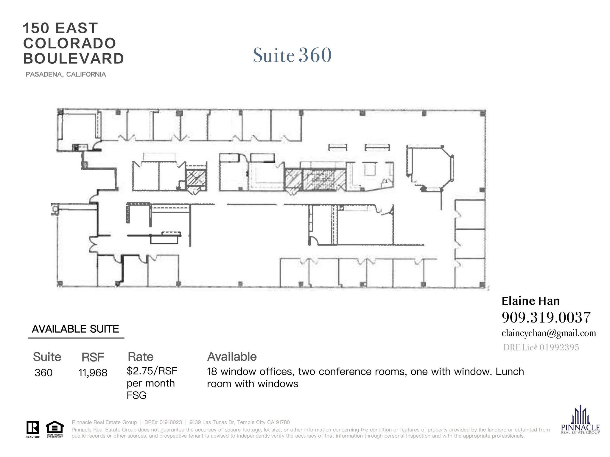 150 E Colorado Blvd, Pasadena, CA for lease Building Photo- Image 1 of 1