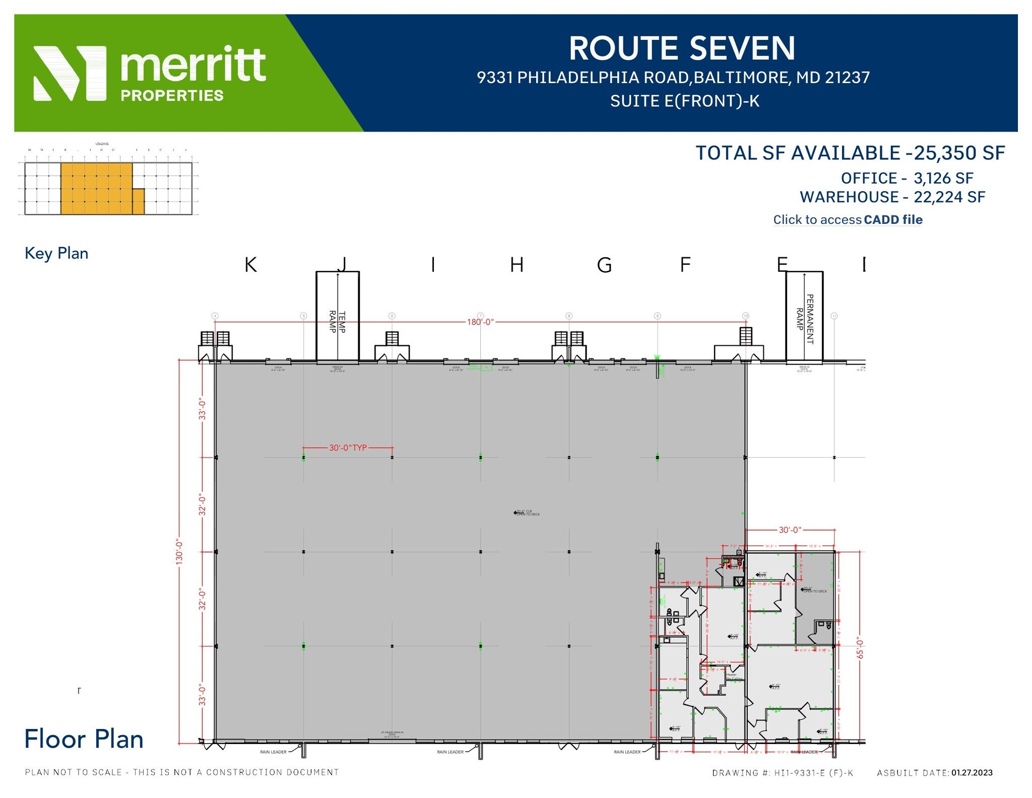 9321 Philadelphia Rd, Rosedale, MD for lease Floor Plan- Image 1 of 1