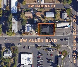 12075 SW Allen Blvd, Beaverton, OR - AERIAL  map view