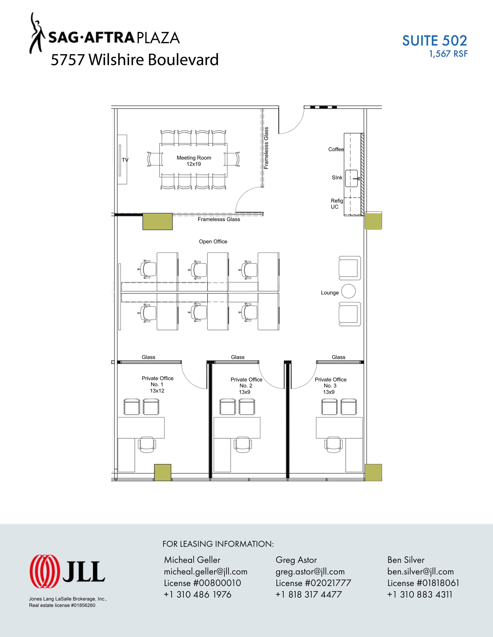 5757 Wilshire Blvd, Los Angeles, CA for lease Site Plan- Image 1 of 1