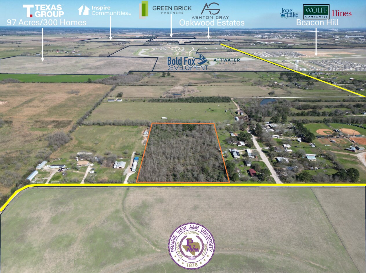 21734 Flukinger Rd, Waller, TX for sale Aerial- Image 1 of 5