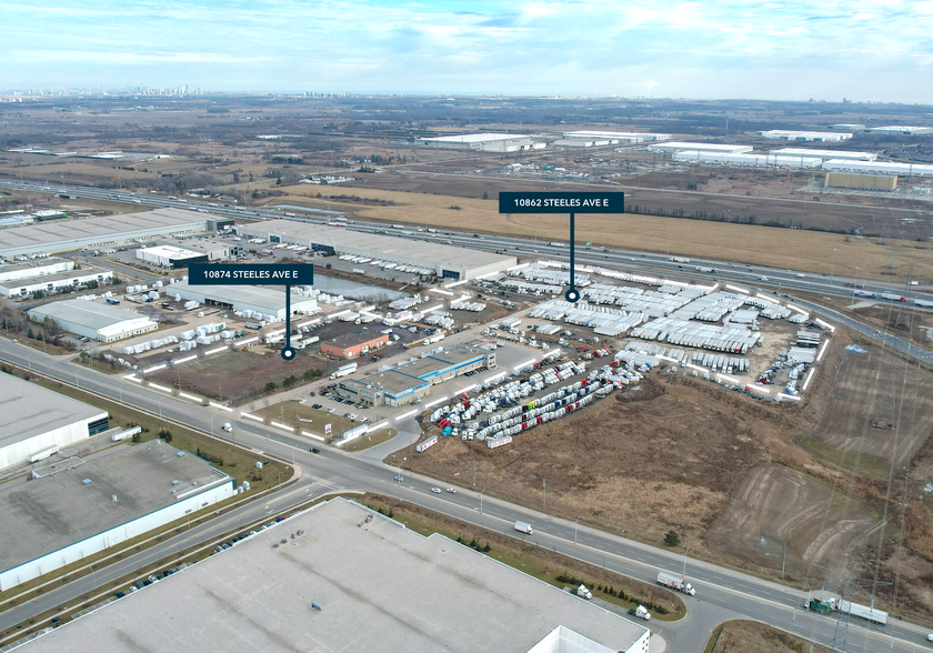 10874 Steeles Ave, Halton Hills, ON for sale - Aerial - Image 1 of 3