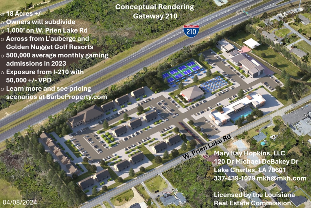 2300 Prien Lake Rd, Lake Charles, LA for sale Site Plan- Image 1 of 4