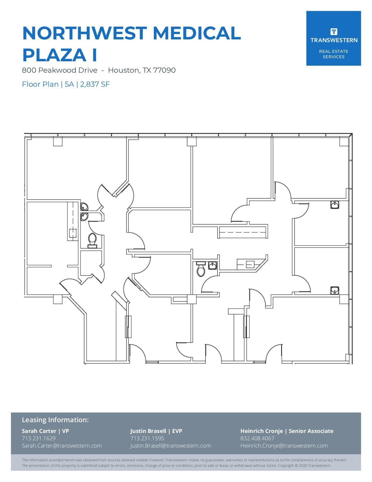 800 Peakwood Dr, Houston, TX for lease Floor Plan- Image 1 of 1