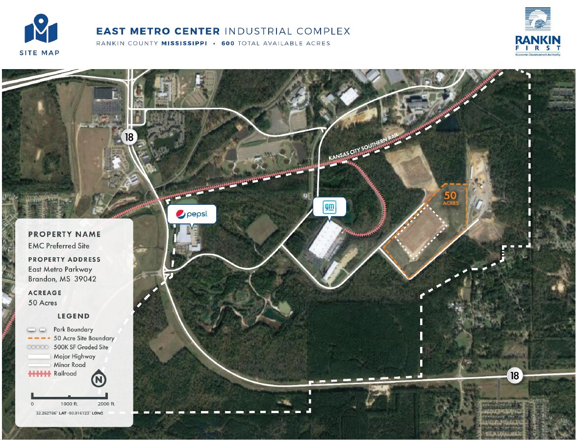 East Metro Parkway, Brandon, MS 39042 Industrial for Lease
