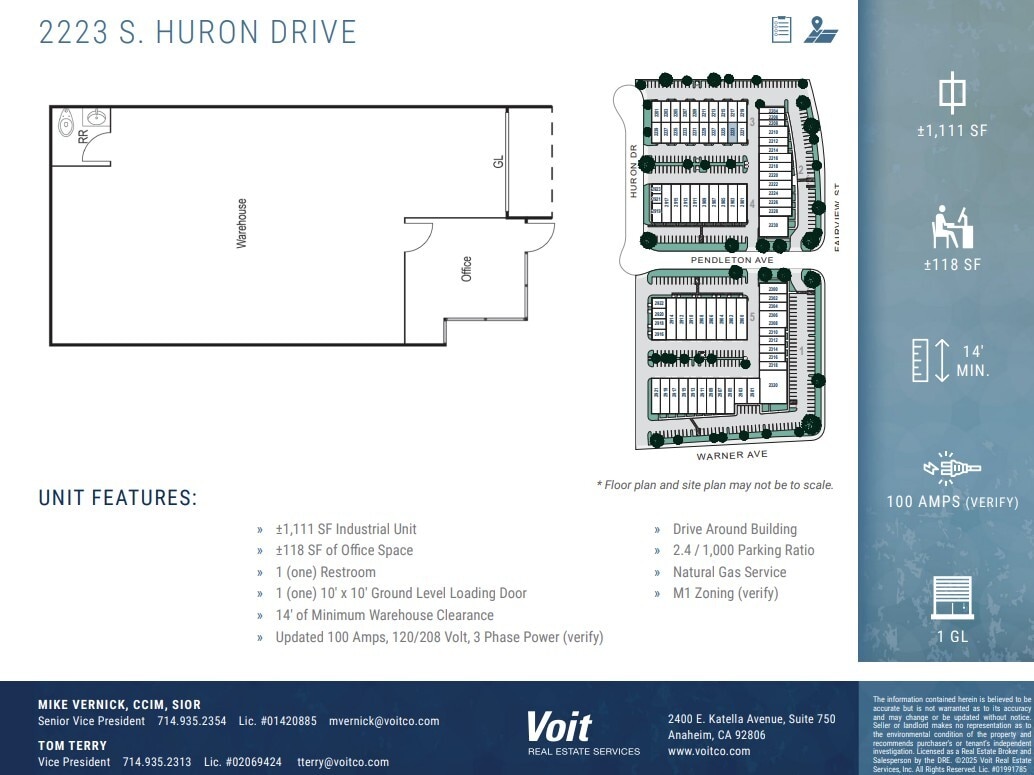 2223-2320 S Fairview St, Santa Ana, CA for lease Floor Plan- Image 1 of 1