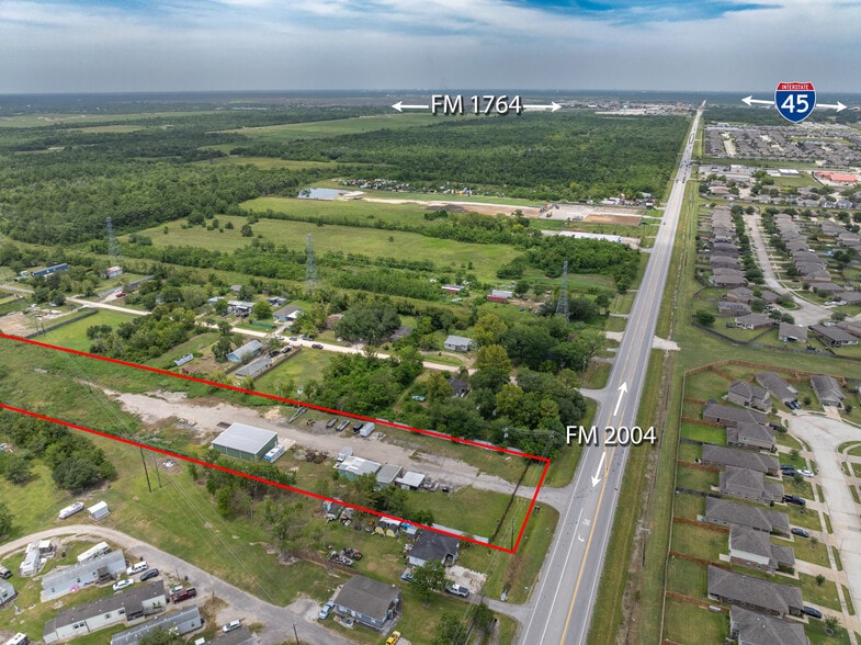 5320 FM 2004 Rd, Hitchcock, TX for lease - Aerial - Image 2 of 16