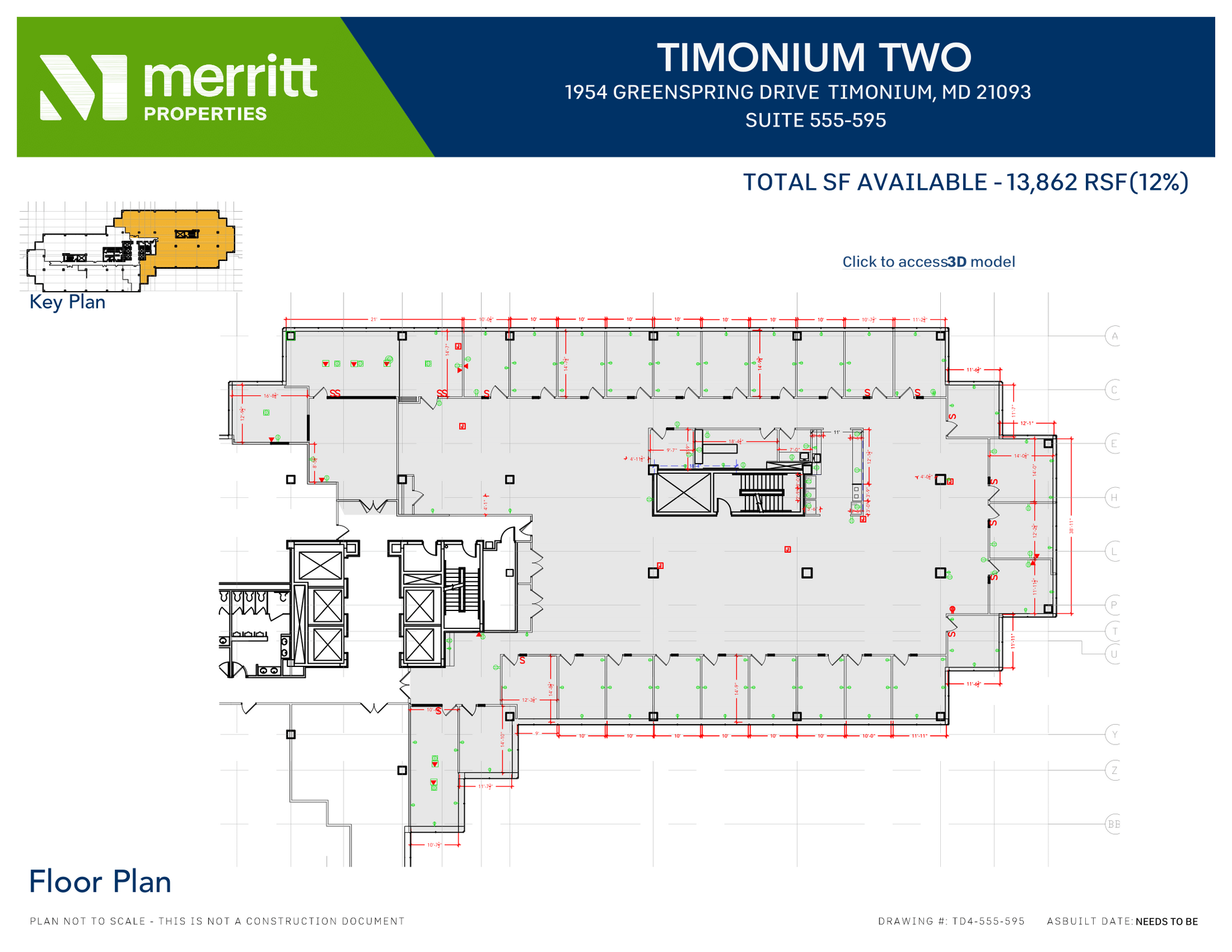 1966 Greenspring Dr, Timonium, MD for lease Floor Plan- Image 1 of 1