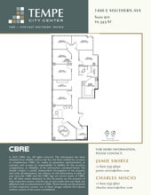 1400 E Southern Ave, Tempe, AZ for lease Floor Plan- Image 1 of 5